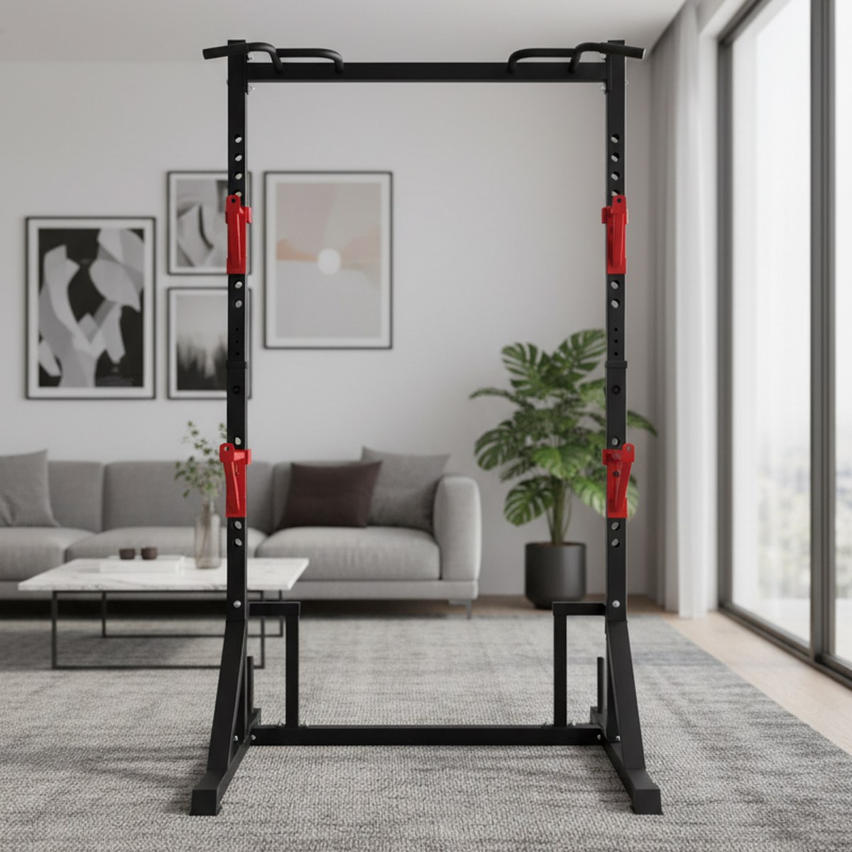 Home Gym Power Rack - Rak Power yang Dapat Disesuaikan dengan
