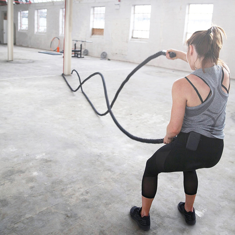 Battle Rope Heavy - Tali Latihan Fitness 9M/12M/15M untuk Crossfit,