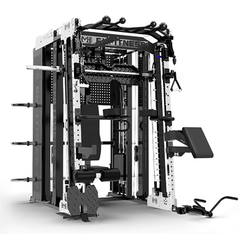 Home Gym Power Rack - Mesin Smith Multifungsi untuk Latihan Kekuatan,