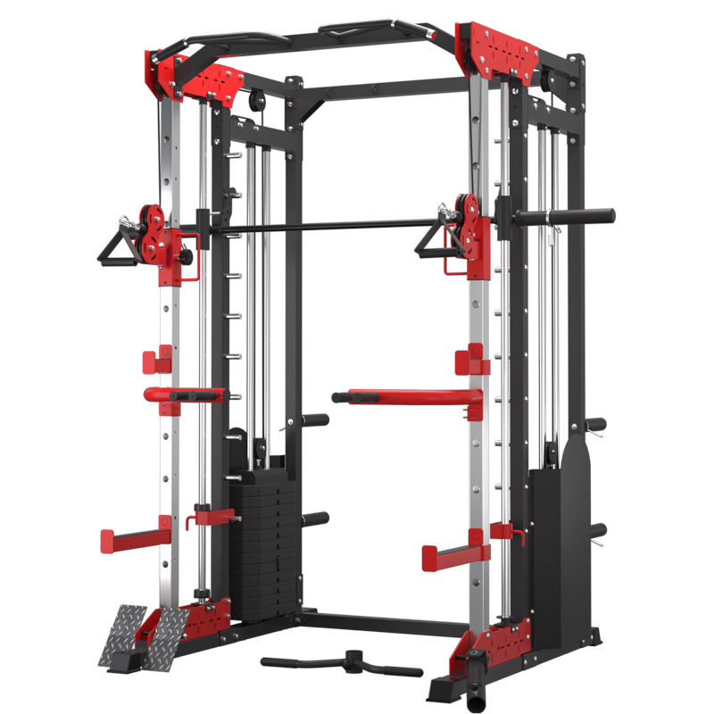 Home Gym Power Rack - Peralatan Gym Smith Machine Gaya Baru