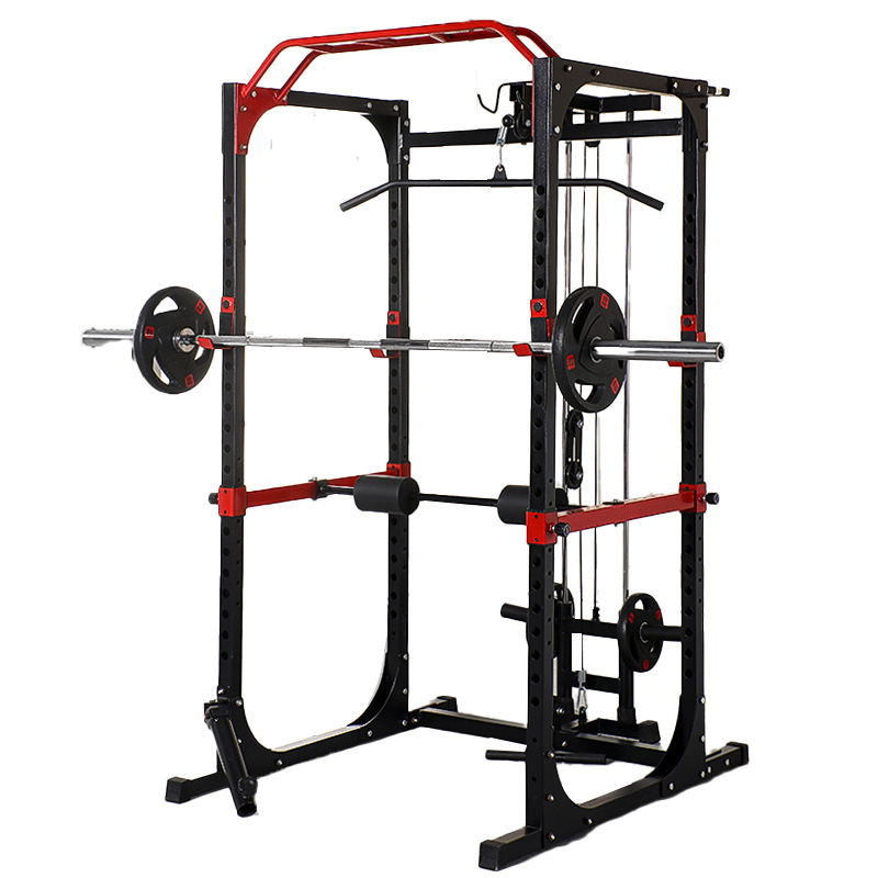 Home Gym Power Rack - Rak Squat Power Cage Komersial dengan