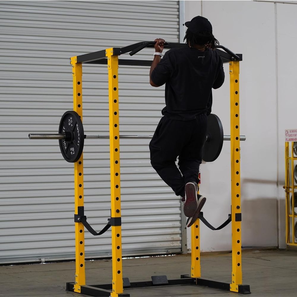 Rak Squat Power Cage ELevon un - Home Gym Power Rack ulasan dan harga