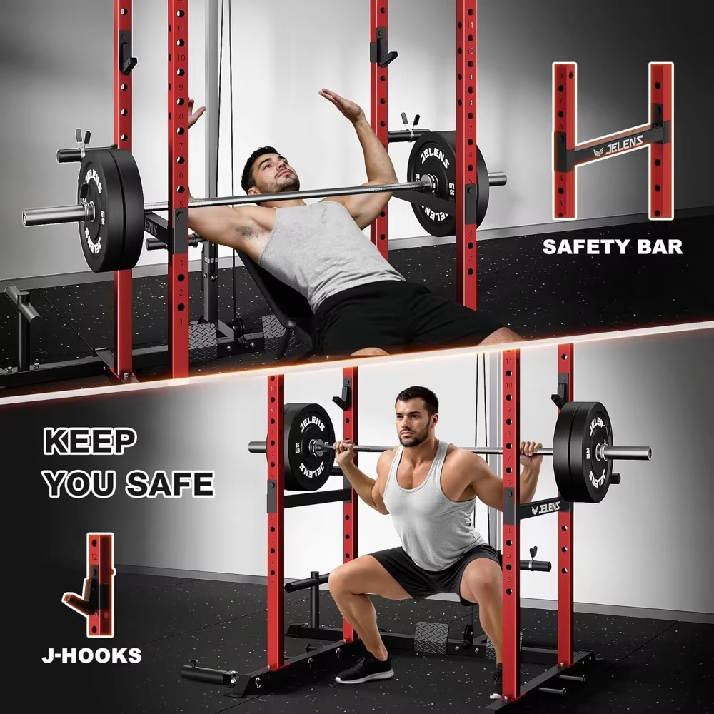 Rak Multifungsi S21 Power Cage - Home Gym Power Rack ulasan dan harga