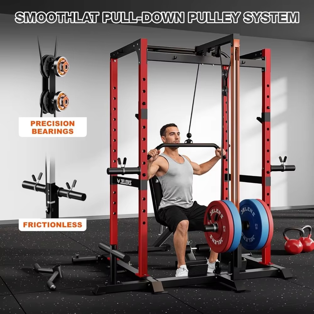 Rak Multifungsi S21 Power Cage - Home Gym Power Rack ulasan dan harga