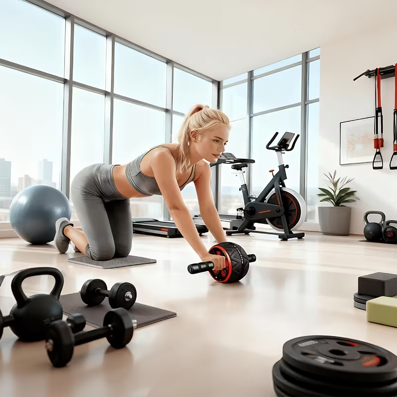 Roda Ab Roller dan Matras Lutu - Home Gym Ideas ulasan dan harga