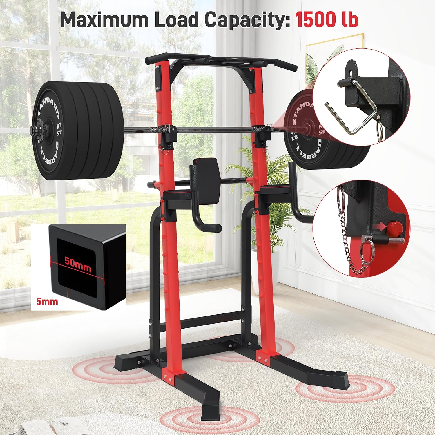 Rak Latihan Multifungsi untuk  - Home Gym Power Rack ulasan dan harga