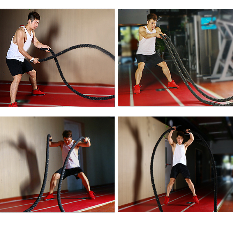 Tali Latihan Fitness 9M/12M/15 - Battle Rope Heavy ulasan dan harga