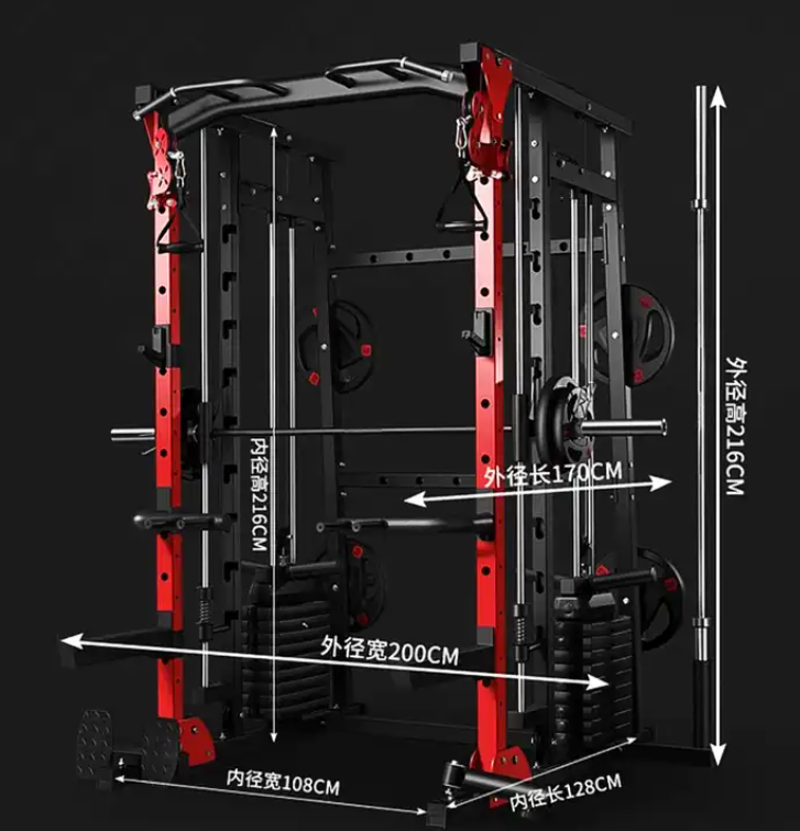 Mesin Smith All-in-One Heavy D - Home Gym Power Rack ulasan dan harga