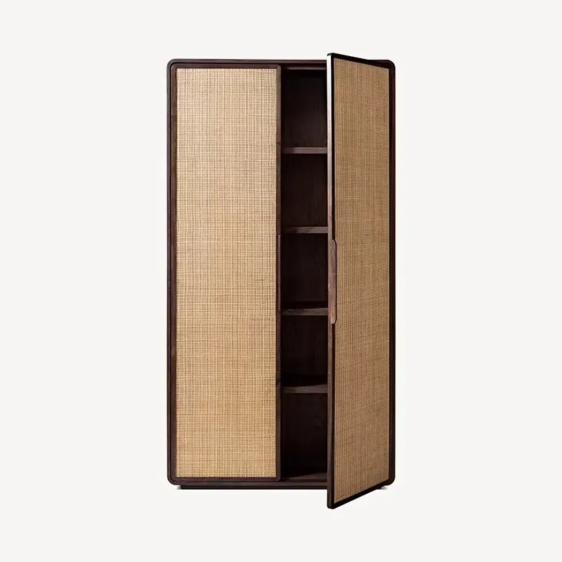 Lemari pakaian kayu solid Amer - Home Gym Luxury Design ulasan dan harga