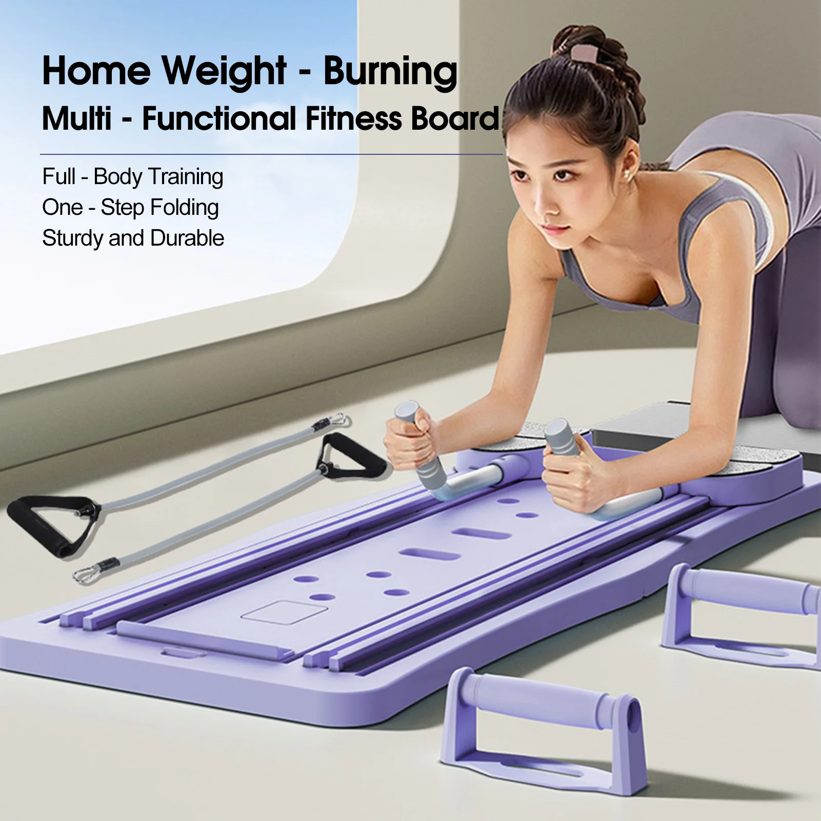 Papan Pilates Lipat untuk Digu - Ab Roller Wheel ulasan dan harga