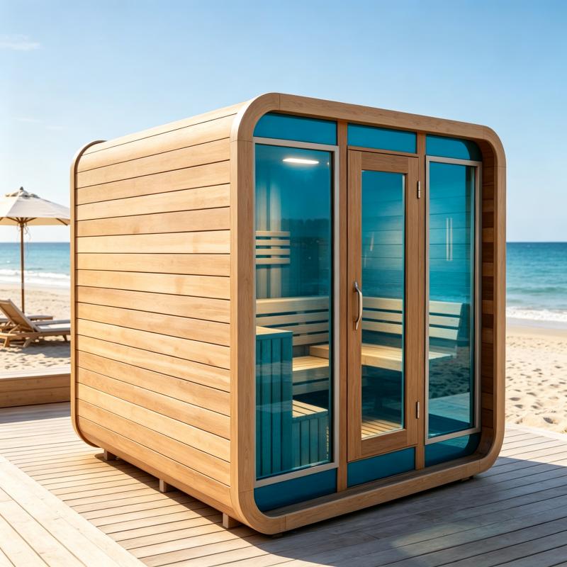 Ruang Sauna Mewah yang Dibuat  - Sauna Home Gym ulasan dan harga
