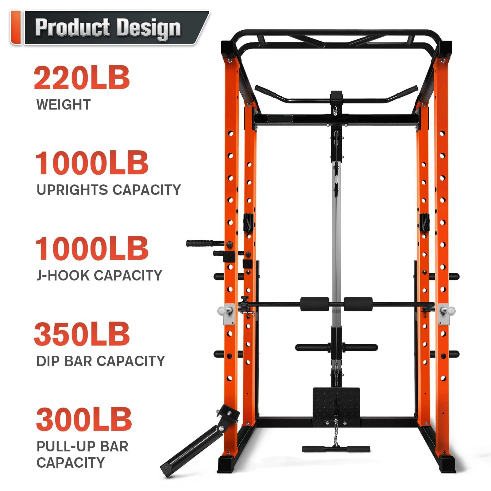 Rak Latihan Multifungsi Komers - Home Gym Power Rack ulasan dan harga