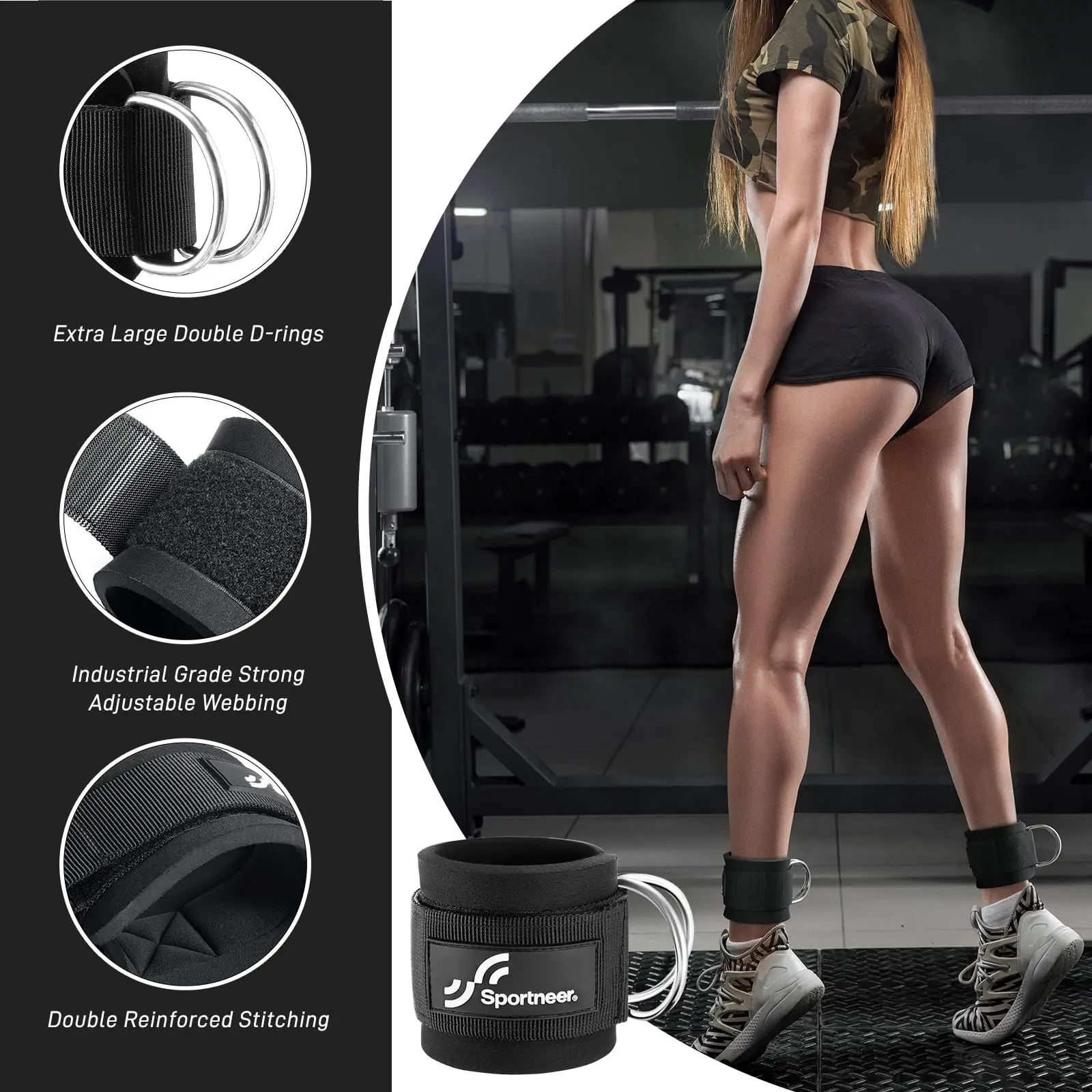 Sportneer, Tali Pengikat Perge - Home Gym Leg Extension ulasan dan harga