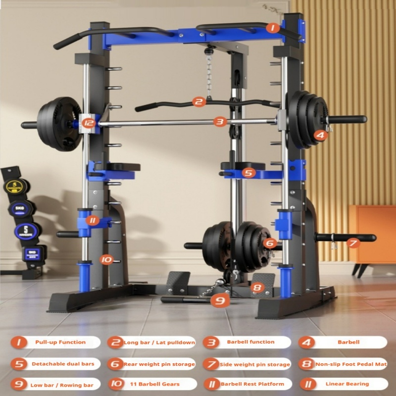 Rangka latihan multifungsi unt - Home Gym Power Rack ulasan dan harga